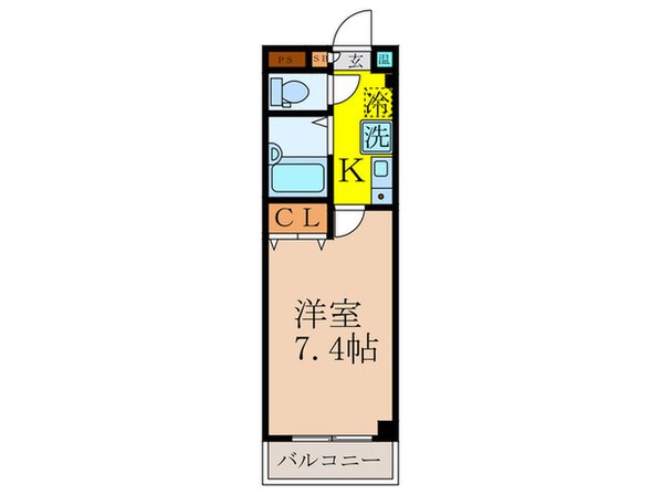 亀井マンションの物件間取画像